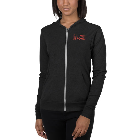 Unisex zip hoodie